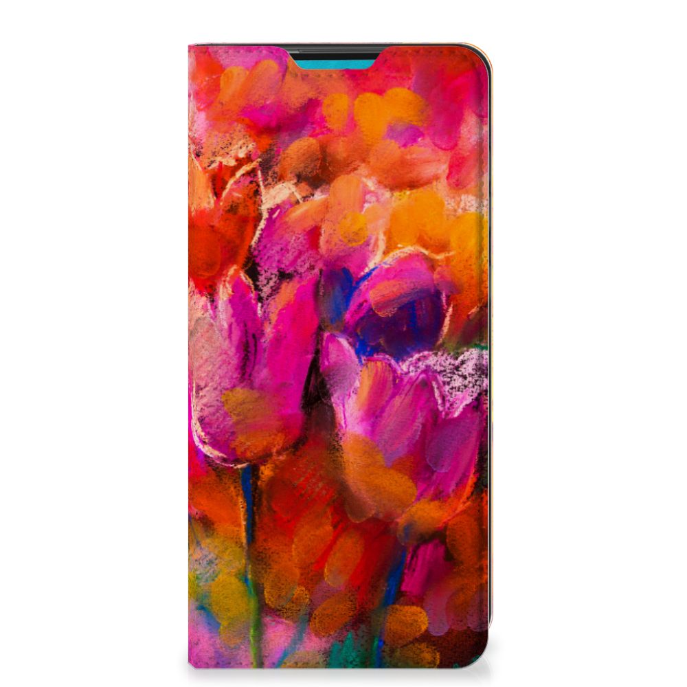 Bookcase Samsung Galaxy A73 Tulips - B2C Telecom