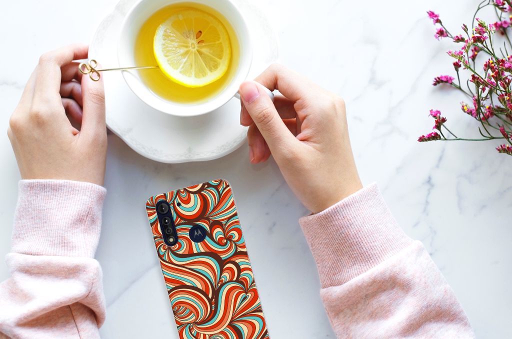 Motorola Moto G8 Power Lite Hoesje maken Retro B2C Telecom