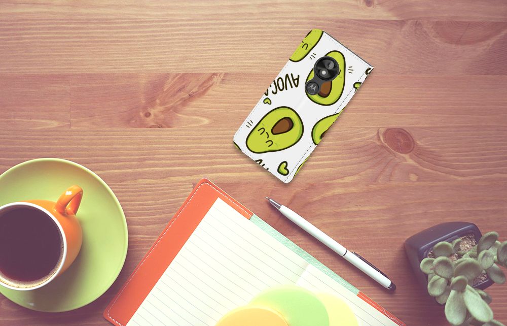 Motorola Moto E5 Play Magnet Case Avocado Singing