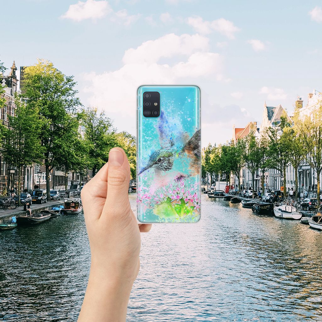 Hoesje maken Samsung Galaxy A51 Vogel