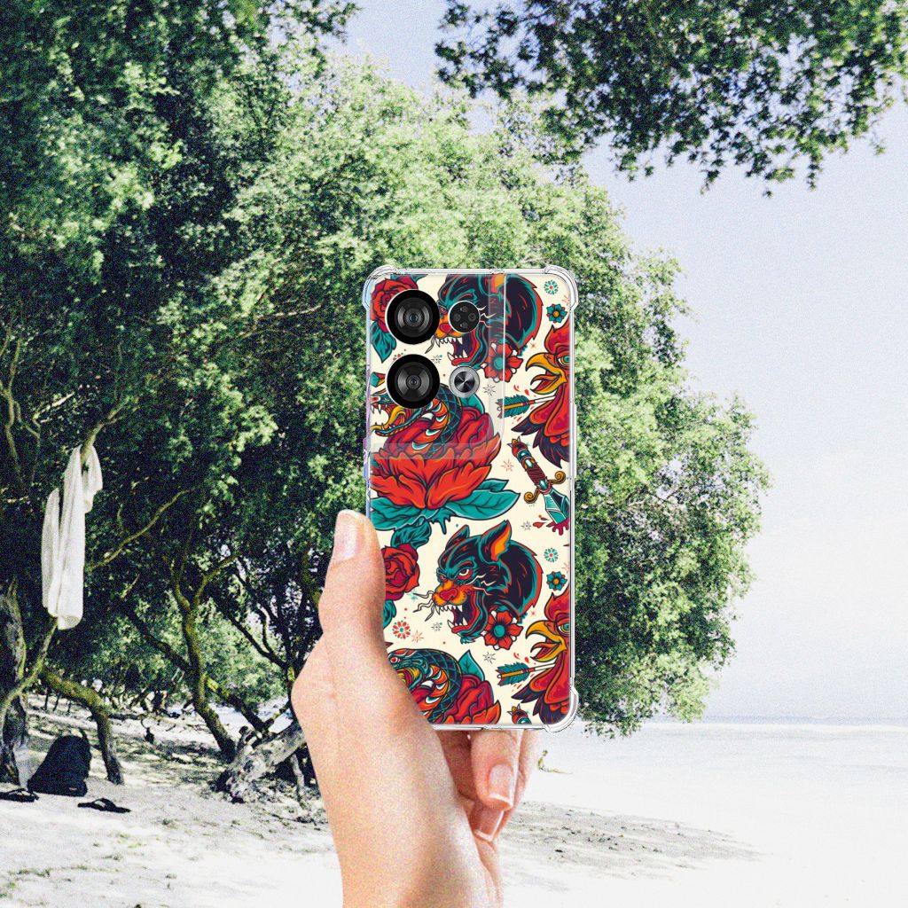 Anti-shock Hoesje met foto voor OPPO Reno8 Old Skool B2C Telecom