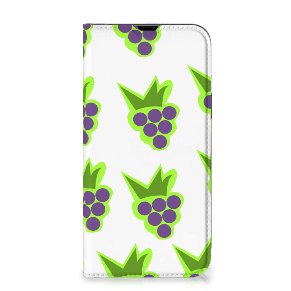 iPhone 13 Pro Max Flip Style Cover Druiven met kleurrijke druivenillustraties đ