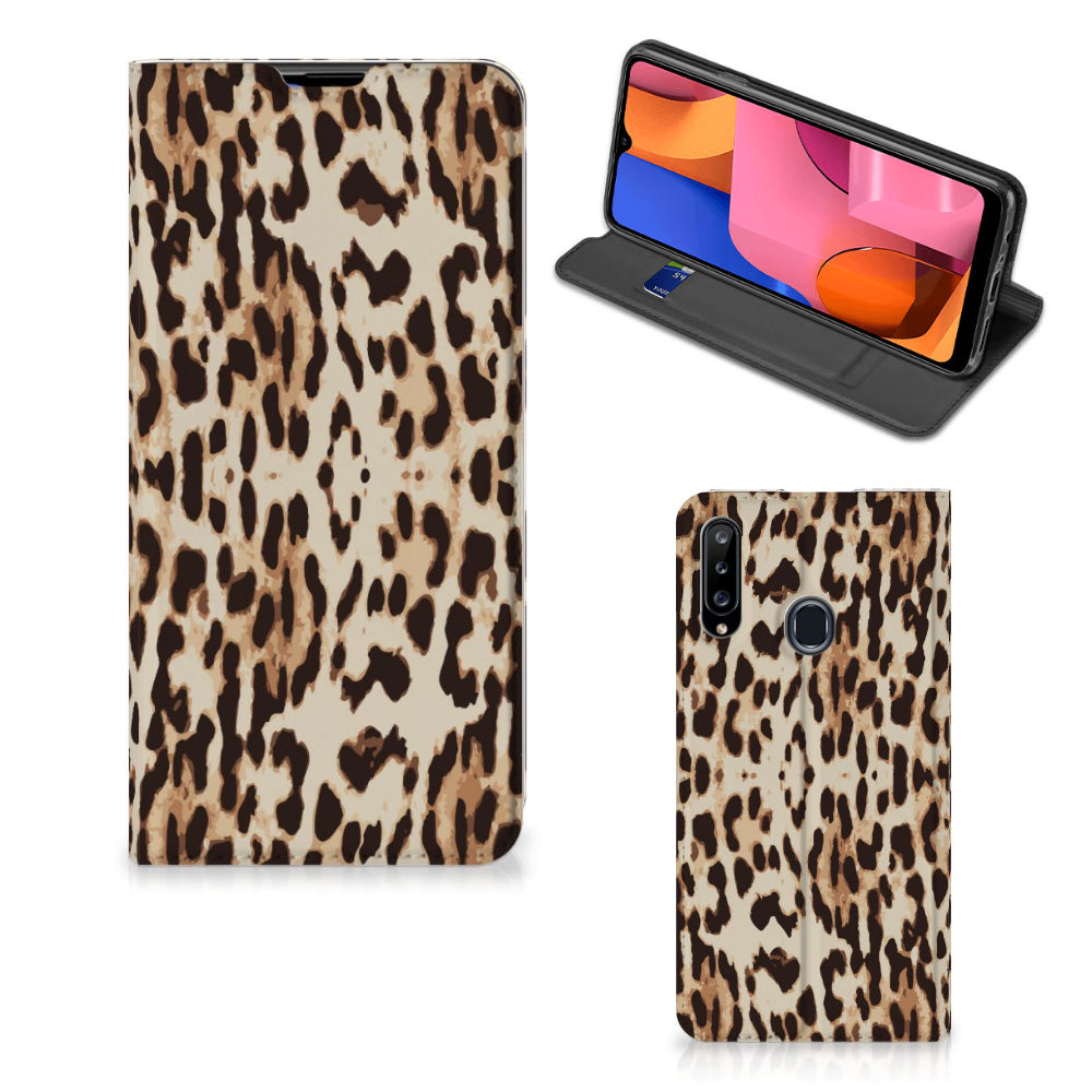 Samsung Galaxy A20s Hoesje maken Leopard