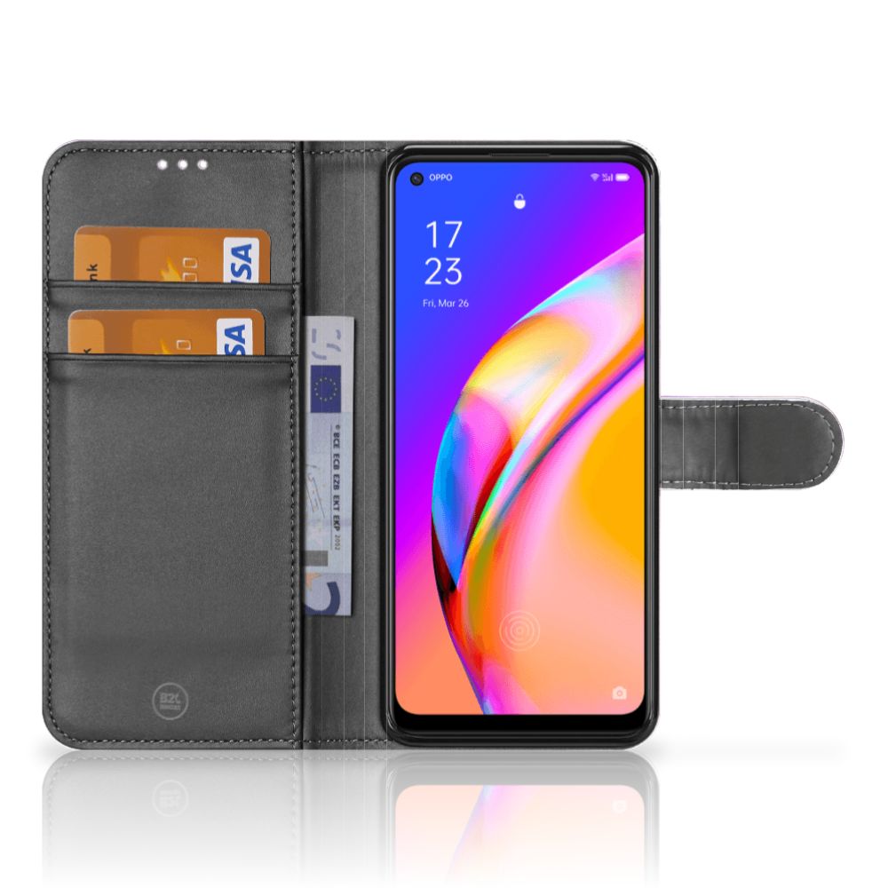 Hoesje OPPO Reno5 Z | A94 5G Pink Purple Paint