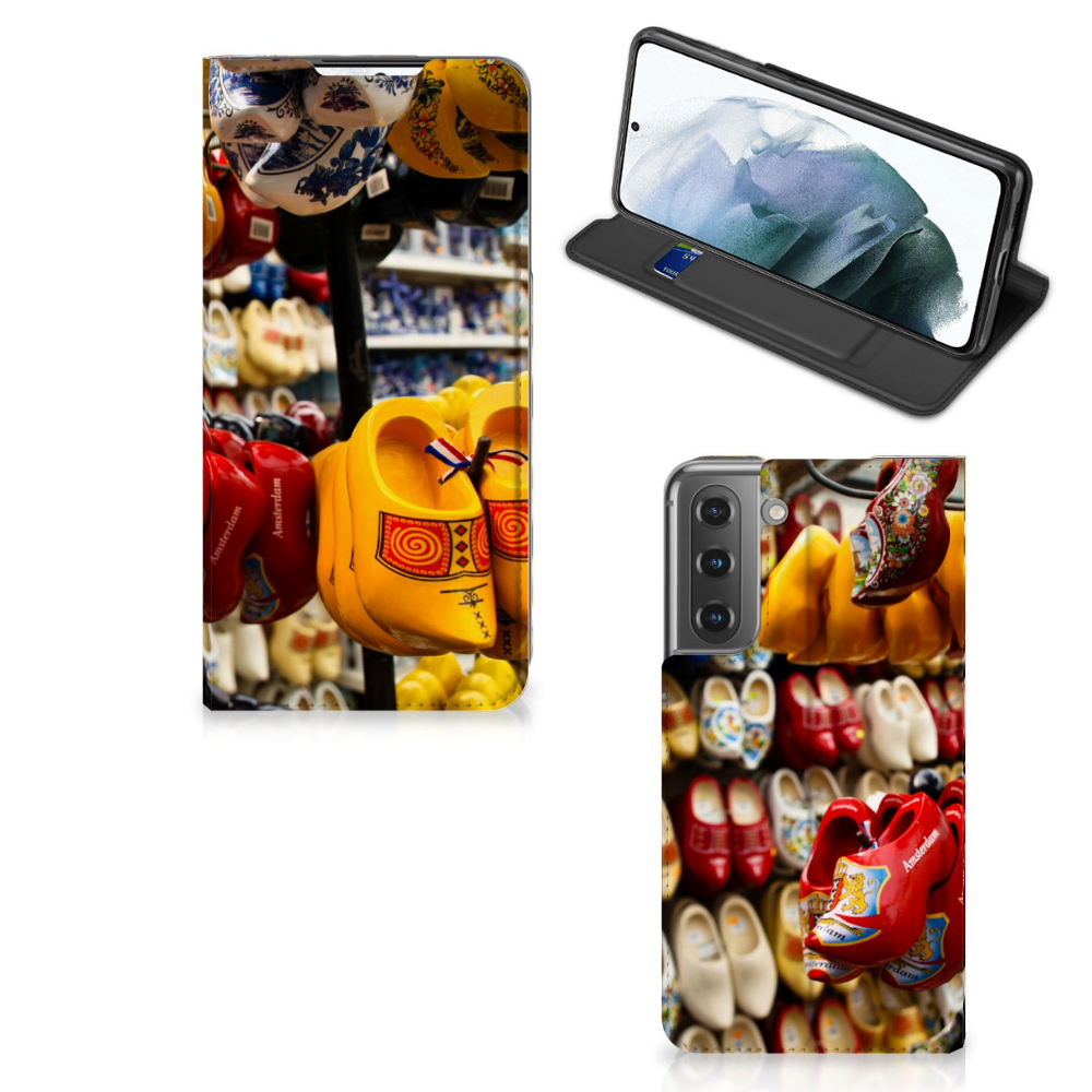 Samsung Galaxy S21 FE Book Cover Klompen - B2C Telecom