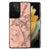 Samsung Galaxy S21 Ultra Marmeren Print Telefoonhoesje Marmer Oranje B2C Telecom