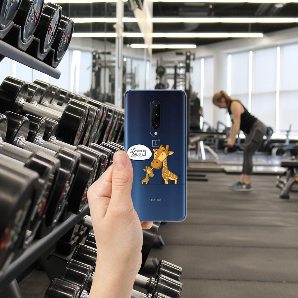 OnePlus 7 Pro Telefoonhoesje met Naam Giraffe