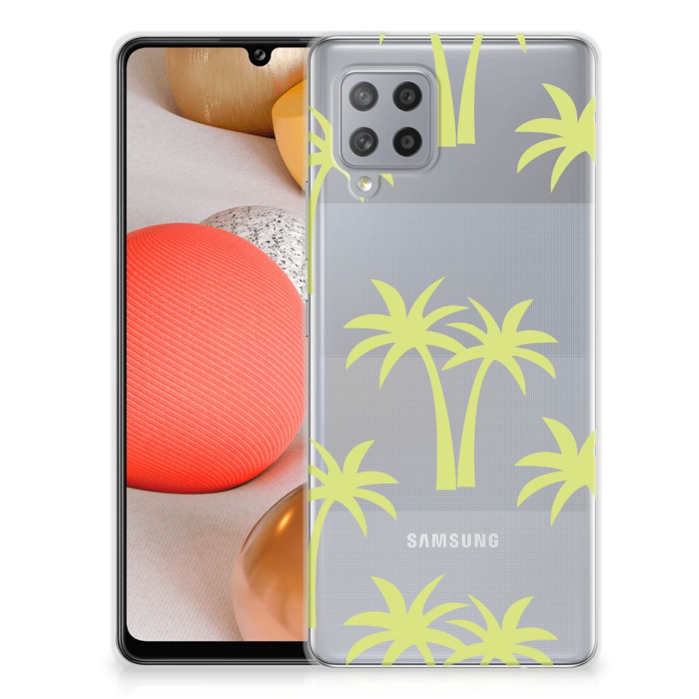 Samsung Galaxy A42 TPU Case Palmtrees