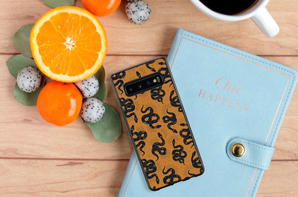 Back Cover voor Samsung Galaxy S10+ Snakes B2C Telecom