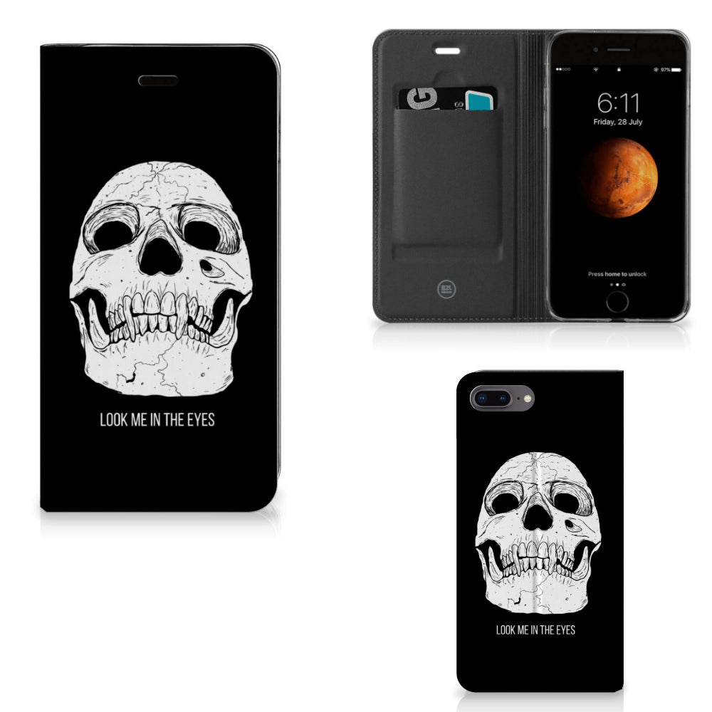 Mobiel BookCase Apple iPhone 7 Plus | 8 Plus Skull Eyes