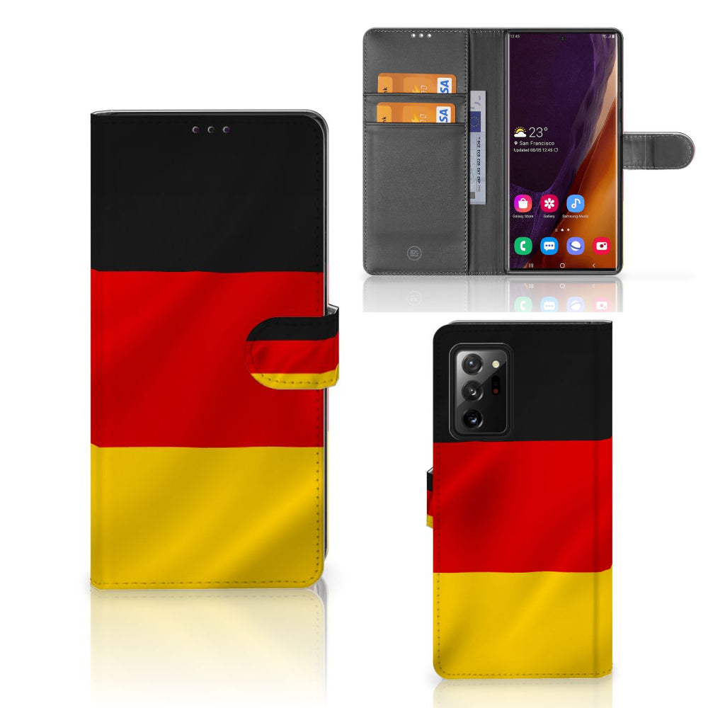 Samsung Galaxy Note20 Ultra Bookstyle Case Duitsland