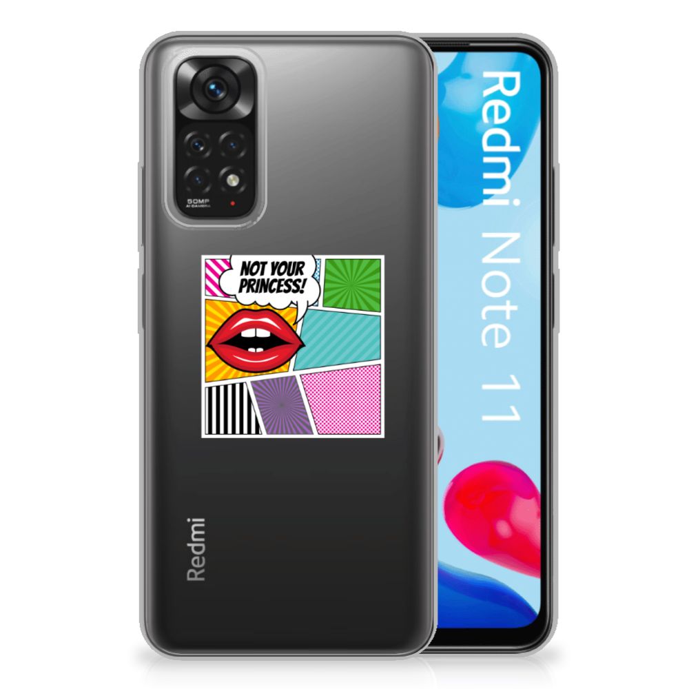 Xiaomi Redmi 10 | Redmi Note 11 4G Silicone Back Cover Popart Princess B2C Telecom