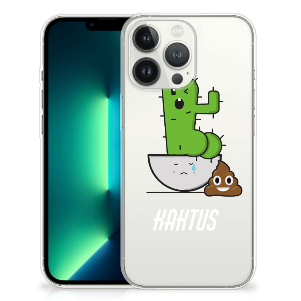iPhone 13 Pro Max Telefoonhoesje met Naam Cactus Poo B2C Telecom