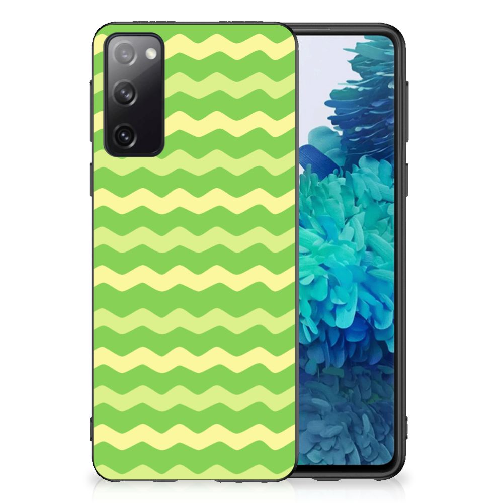 Samsung Galaxy S20 Bumper Case Waves Green