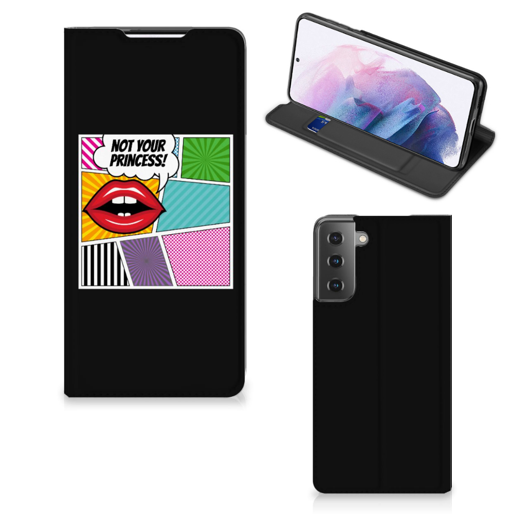 Samsung Galaxy S21 Plus Hippe Standcase Popart Princess - B2C Telecom