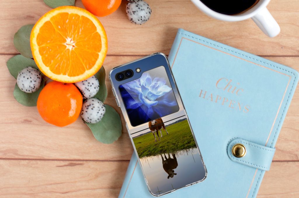 Samsung Galaxy Z Flip 5 TPU Hoesje Koe