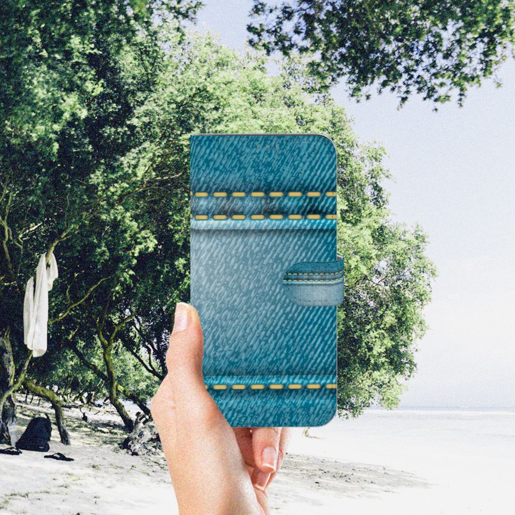 Nokia X10 | Nokia X20 Wallet Case met Pasjes Jeans