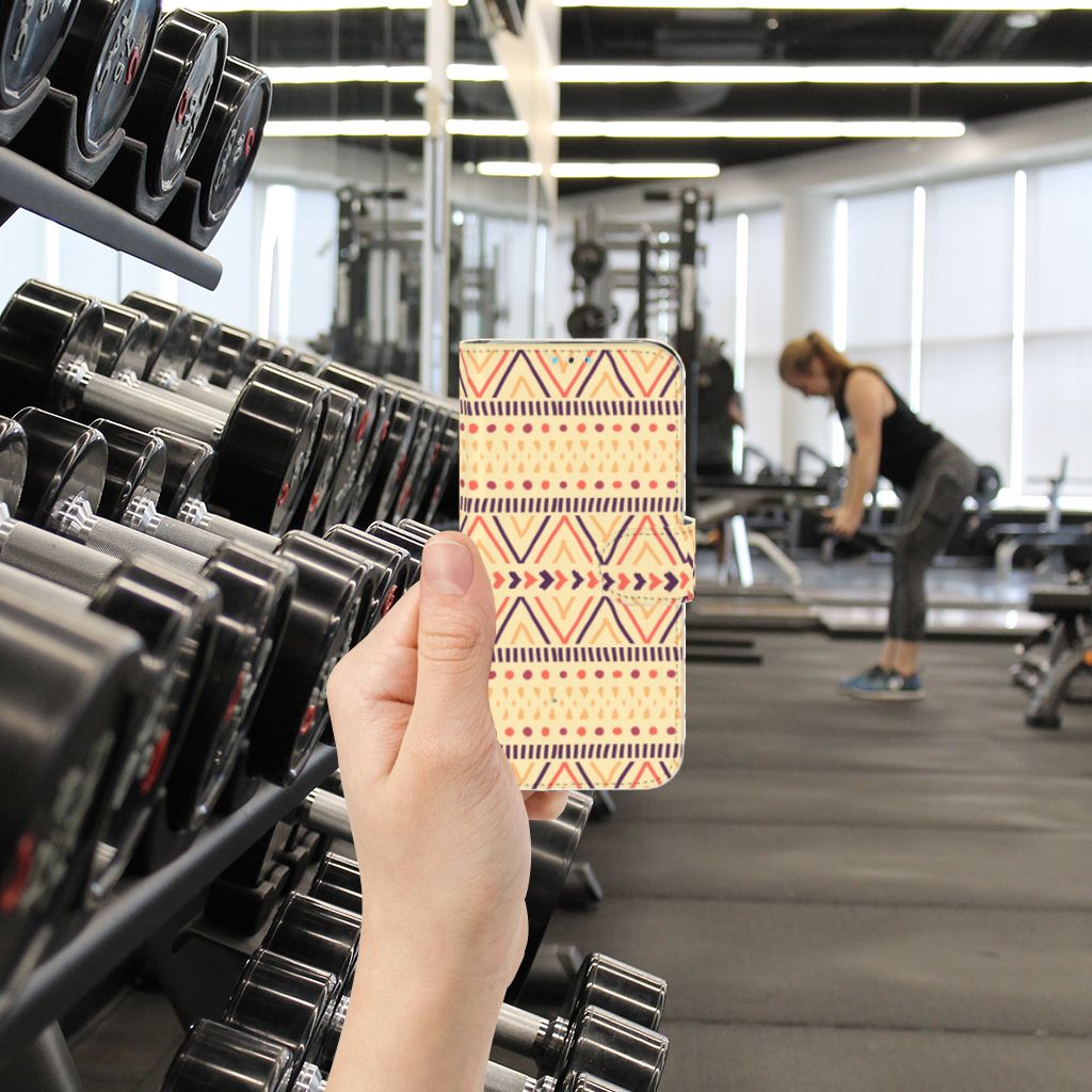 Huawei Y5 (2019) Telefoon Hoesje Aztec Yellow