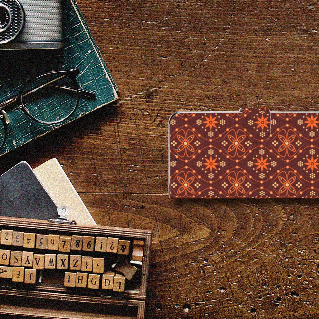 Motorola Moto G7 Power Telefoon Hoesje Batik Brown
