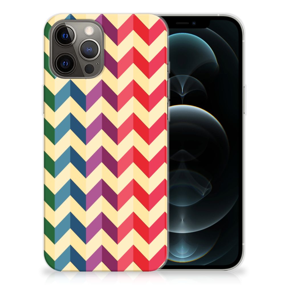 iPhone 12 Pro Max TPU bumper Zigzag Multi Color B2C Telecom