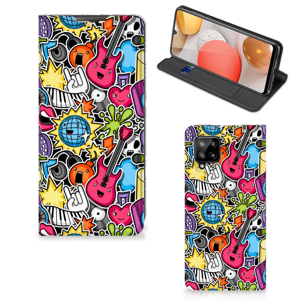 Samsung Galaxy A42 Hippe Standcase Punk Rock