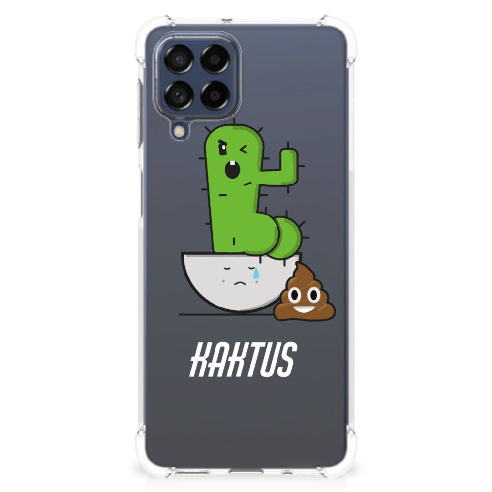 Samsung Galaxy M53 Stevig Bumper Hoesje Cactus Poo B2C Telecom