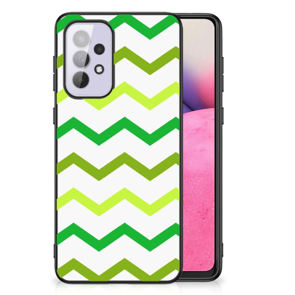 Samsung Galaxy A33 5G Back Case Zigzag Groen B2C Telecom