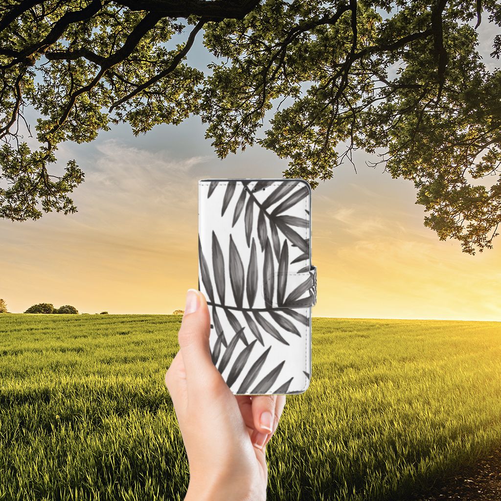 Xiaomi Mi Mix 2s Hoesje Leaves Grey