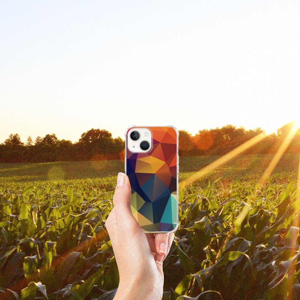 iPhone 13 mini Shockproof Case Polygon Color - B2C Telecom