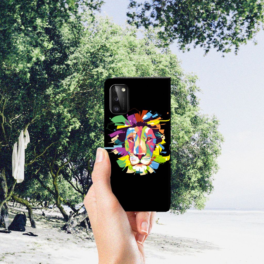 Samsung Galaxy A41 Magnet Case Lion Color - B2C Telecom