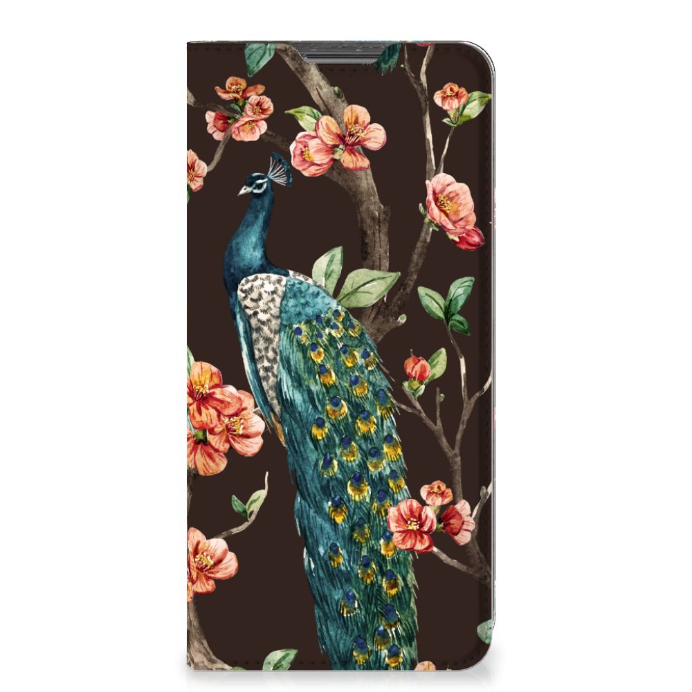Xiaomi Redmi Note 11 Pro Hoesje maken Pauw met Bloemen - B2C Telecom