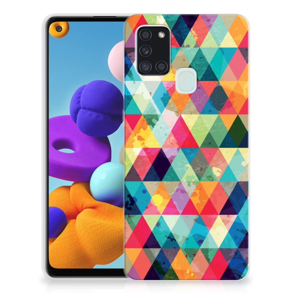 Samsung Galaxy A21s TPU bumper Geruit