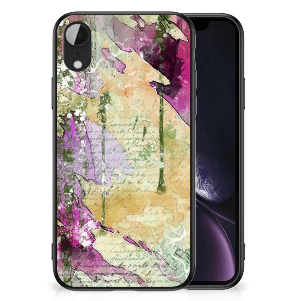 Kleurrijke Telefoonhoesje Apple iPhone XR Letter Painting