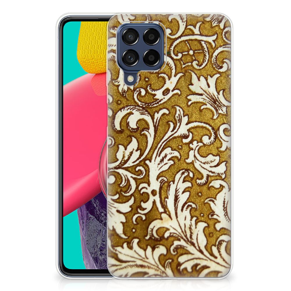 Siliconen Hoesje Samsung Galaxy M53 Barok Goud B2C Telecom