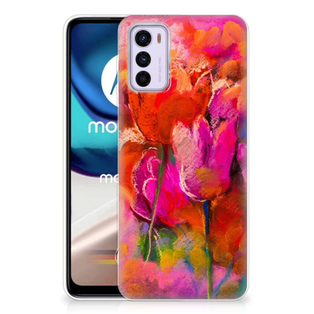 Hoesje maken Motorola Moto G42 Tulips