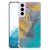Samsung Galaxy S22 Plus Anti-Shock Hoesje Marble Blue Gold