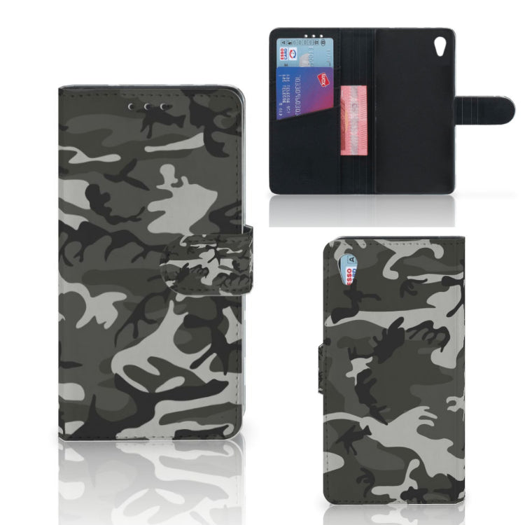 Sony Xperia Z3 Telefoon Hoesje Army Light
