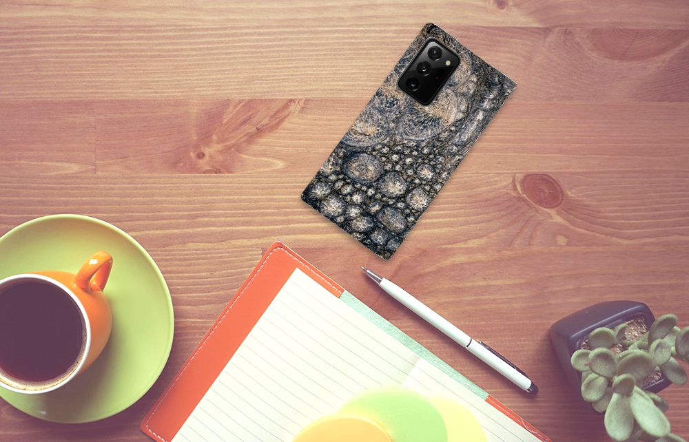 Samsung Galaxy Note 20 Ultra Hoesje maken Krokodillenprint - B2C Telecom