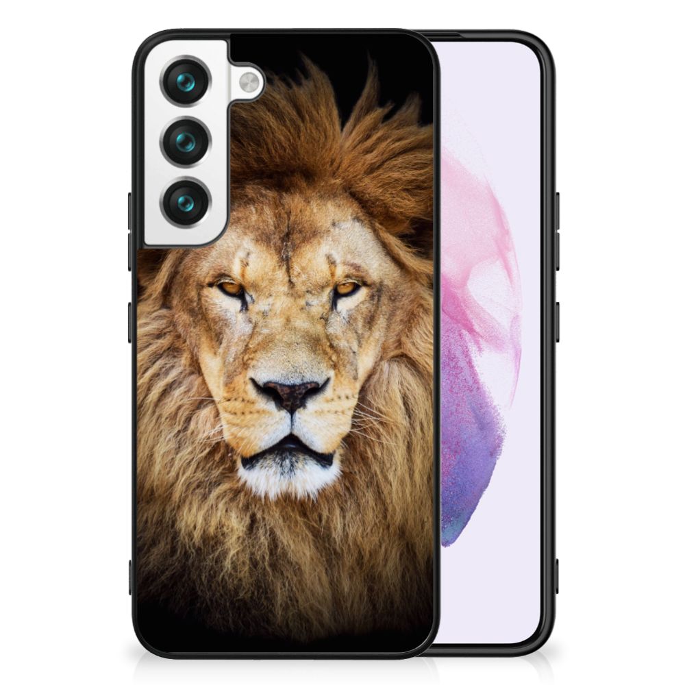 Samsung Galaxy S22 Dierenprint Telefoonhoesje Leeuw