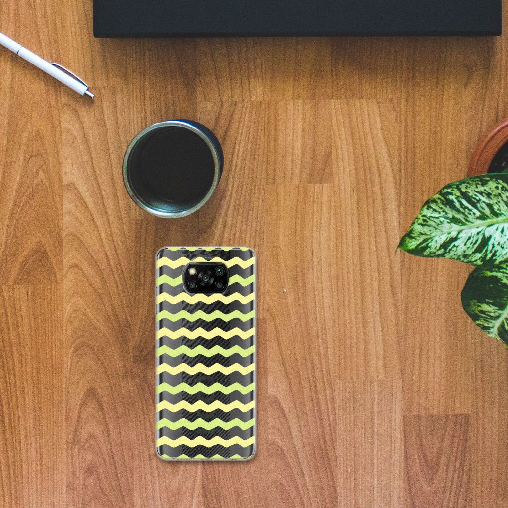 Xiaomi Poco X3 | Poco X3 Pro TPU bumper Waves Yellow B2C Telecom
