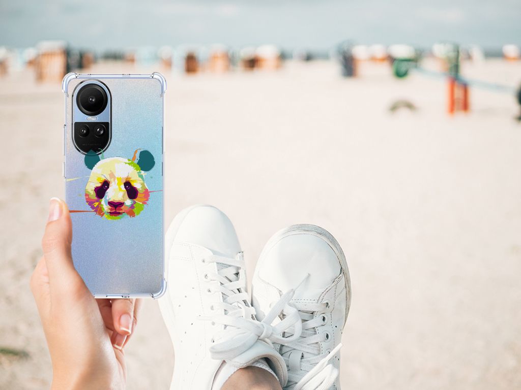 OPPO Reno10 | 10 Pro Stevig Bumper Hoesje Panda Color B2C Telecom