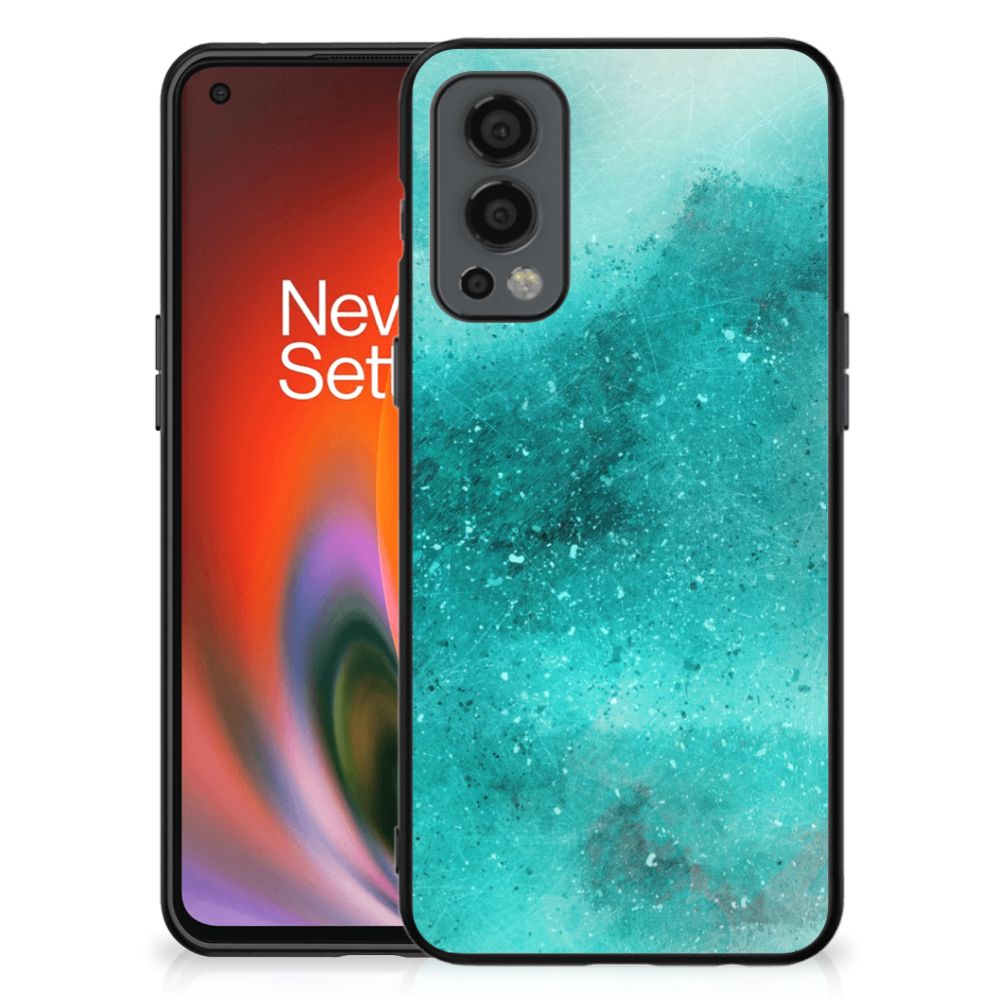 Kleurrijke Telefoonhoesje OnePlus Nord 2 Painting Blue