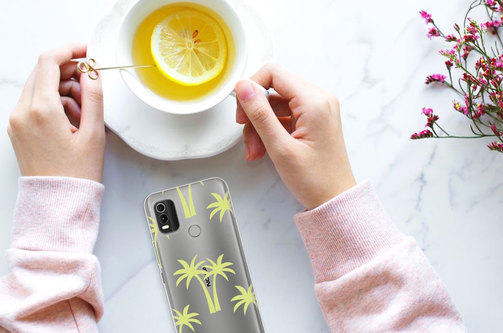 Nokia C21 Plus TPU Case Palmtrees