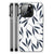 iPhone 14 Pro Bloemen Hoesje Leaves Blue