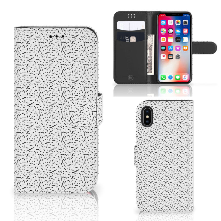 Apple iPhone X | Xs Telefoon Hoesje Stripes Dots