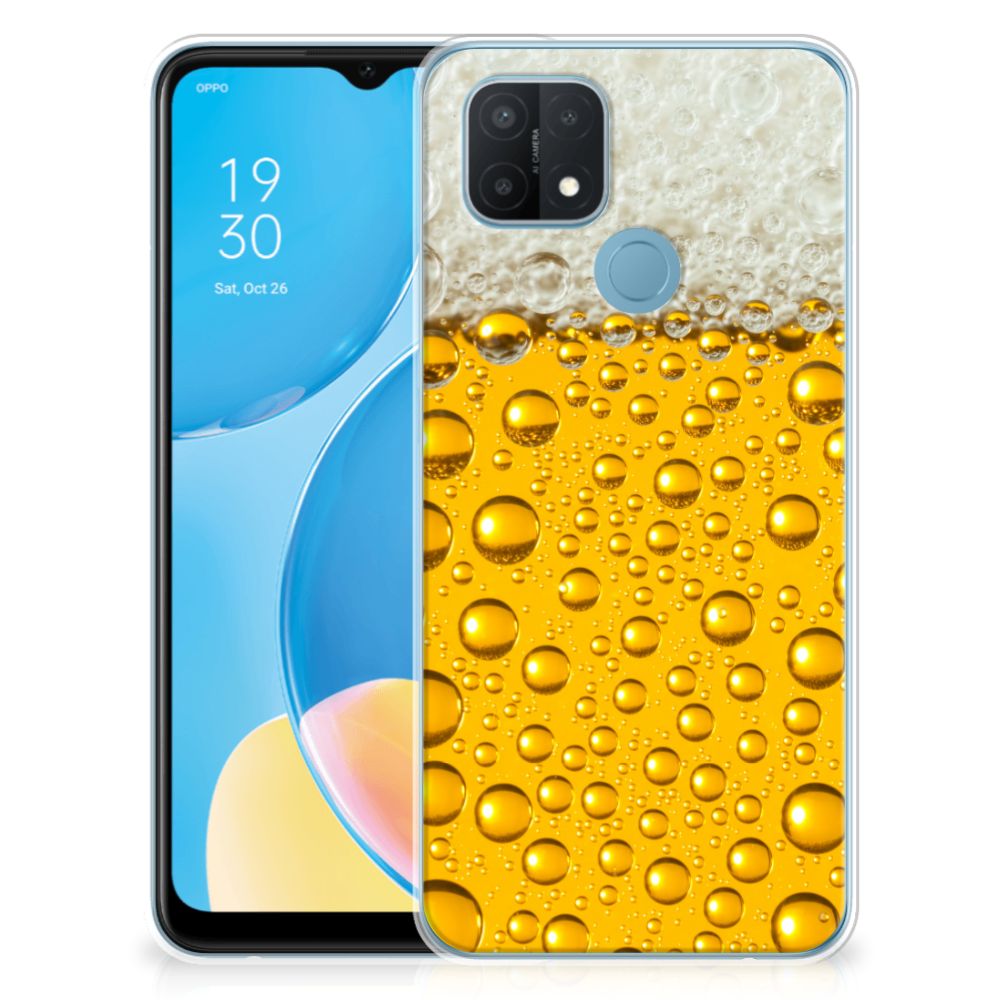 OPPO A15 Siliconen Case Bier