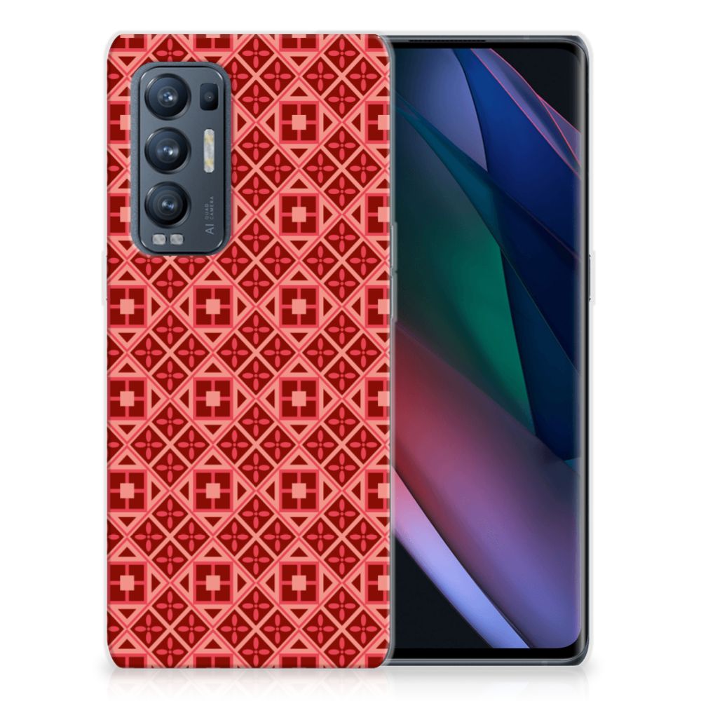 OPPO Find X3 Neo TPU bumper Batik Rood B2C Telecom