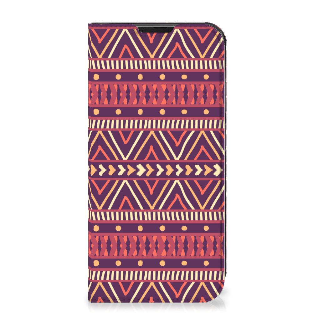 Samsung Galaxy Xcover 6 Pro Hoesje met Magneet Aztec Paars - B2C Telecom