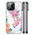 iPhone 14 Pro Max Dierenprint Telefoonhoesje Bird Flowers