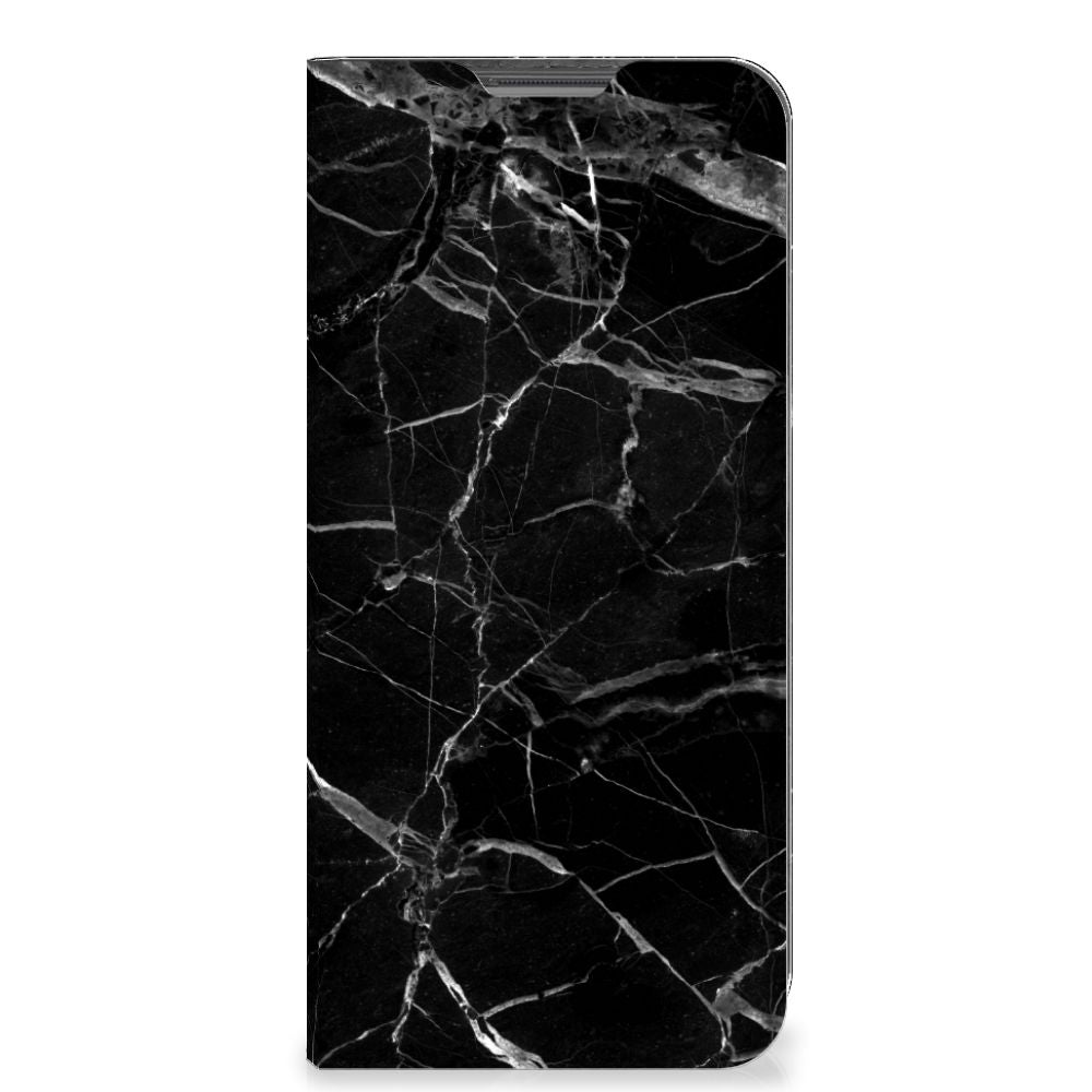 OPPO A96 | A76 Standcase Marmer Zwart - Origineel Cadeau Vader - B2C Telecom